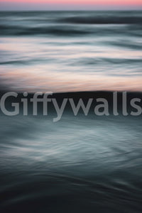 A high-quality serene ocean wall mural for walls., GD4751