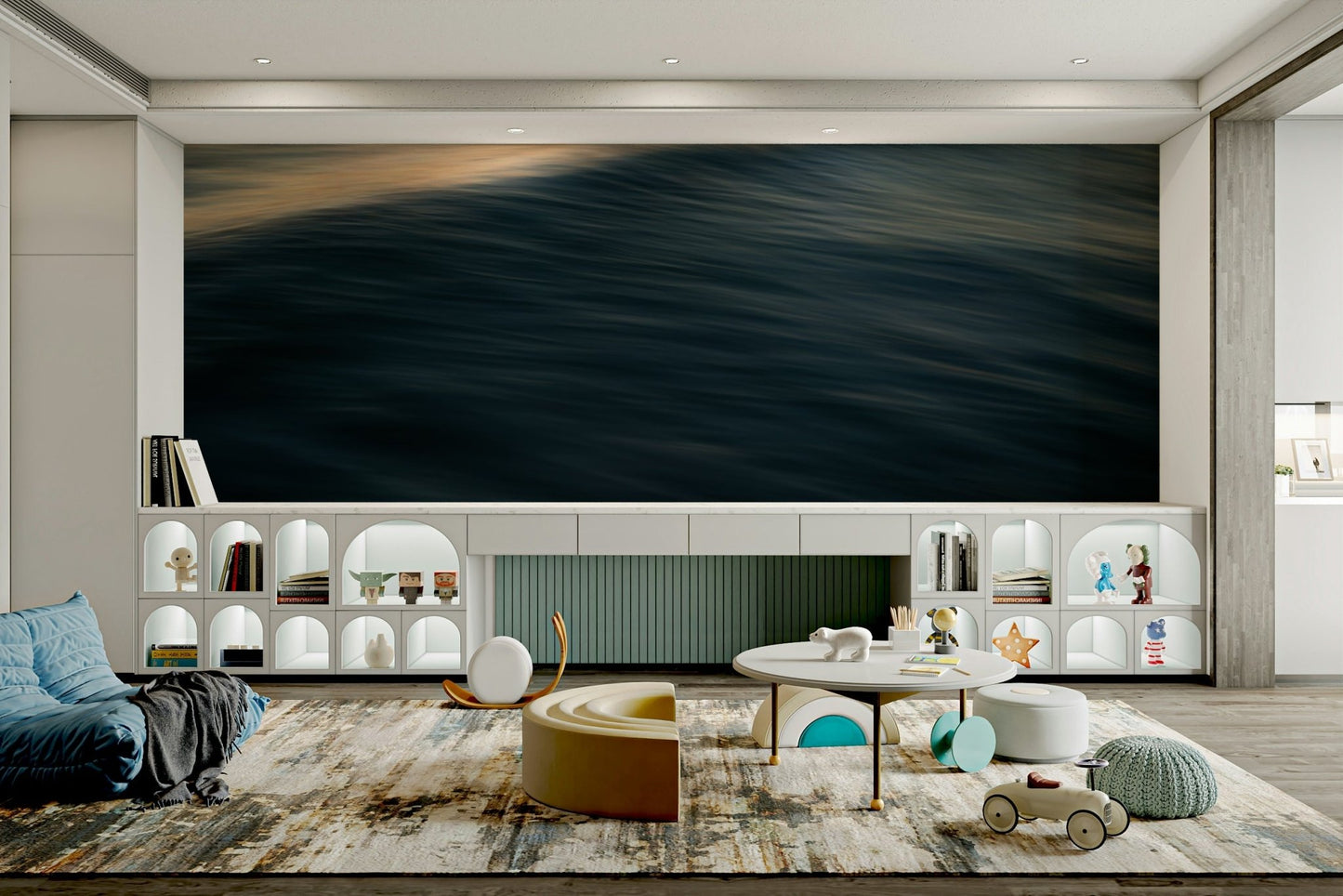 The Uniqueness of Waves XXXII Wall Mural