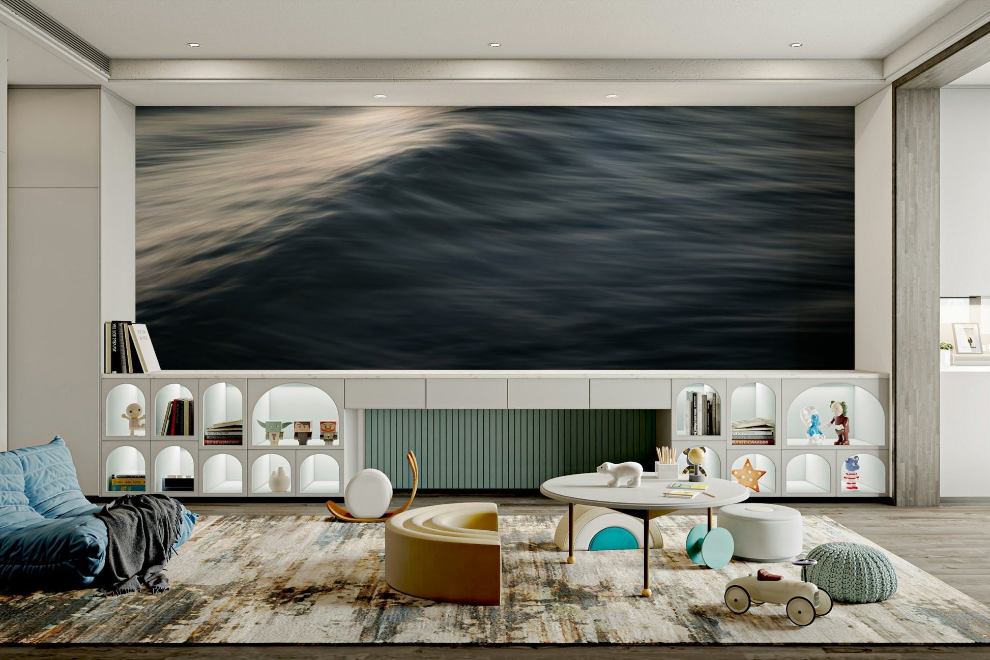 The Uniqueness of Waves XXXIII Wall Mural
