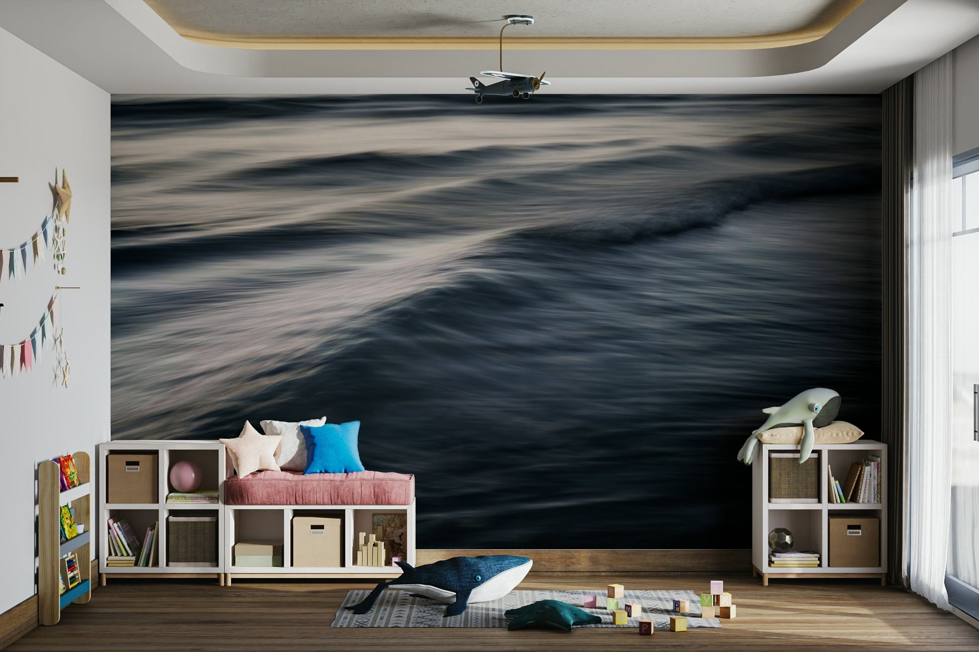 The Uniqueness of Waves XXXIII Wall Mural