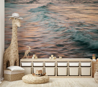 A serene ocean motion wall mural for your decor.

