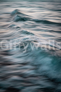 A high-quality serene beach wall mural for walls.

