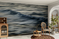 A contemplative wave texture wallpaper mural for a feature wall.

