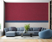 Textured tied thread wall mural for decor

