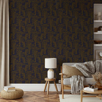 A contemplative wild animal wallpaper mural for a feature wall.


