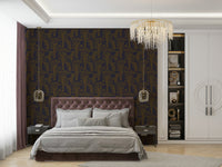 A classic tiger stripe wallpaper for walls with a dynasty theme.

