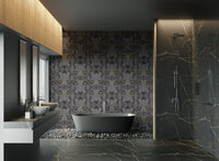 Tiger Gaze Hypnotic peel and stick wallpaper, AN75