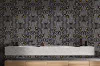 Stylish tiger wallpaper with a hypnotic touch, AN75