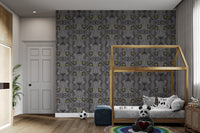 Trendy tiger wallpaper with self-adhesive ease, AN75