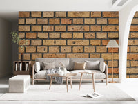 Natural brick variation shapes the Timeless Brick Pattern Wall Mural, GD9432