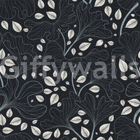 Unique leaf wallpaper with a creative twist.

