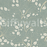 Unique leaf wallpaper with a creative twist. GD3282

