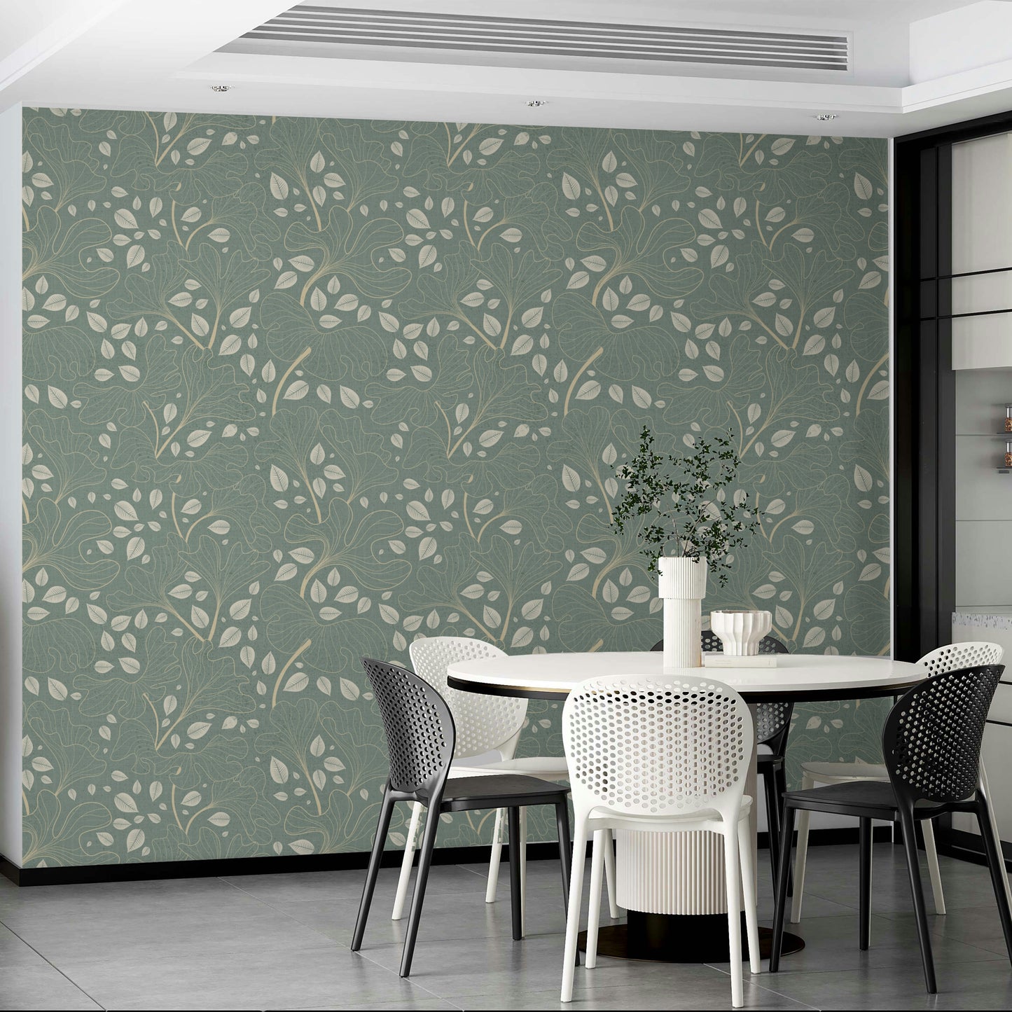Pattern with a natural and calming botanical theme.

