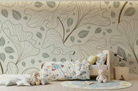 Timeless Ginkgo Garden Wall Mural