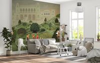 Timeless Indian Palace Garden Wall Mural