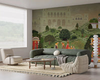 Timeless Indian Palace Garden Wall Mural