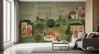 Timeless Indian Palace Garden Wall Mural