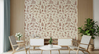 Contemporary room styled with the Timeless Tales Wallpaper.