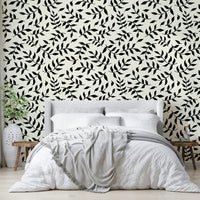 This wallpaper is suitable for a living room, a bedroom, or a contemporary office.
