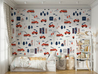 be brave rescue truck wall design