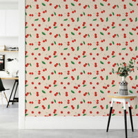 Whimsical wallpaper for kitchens

