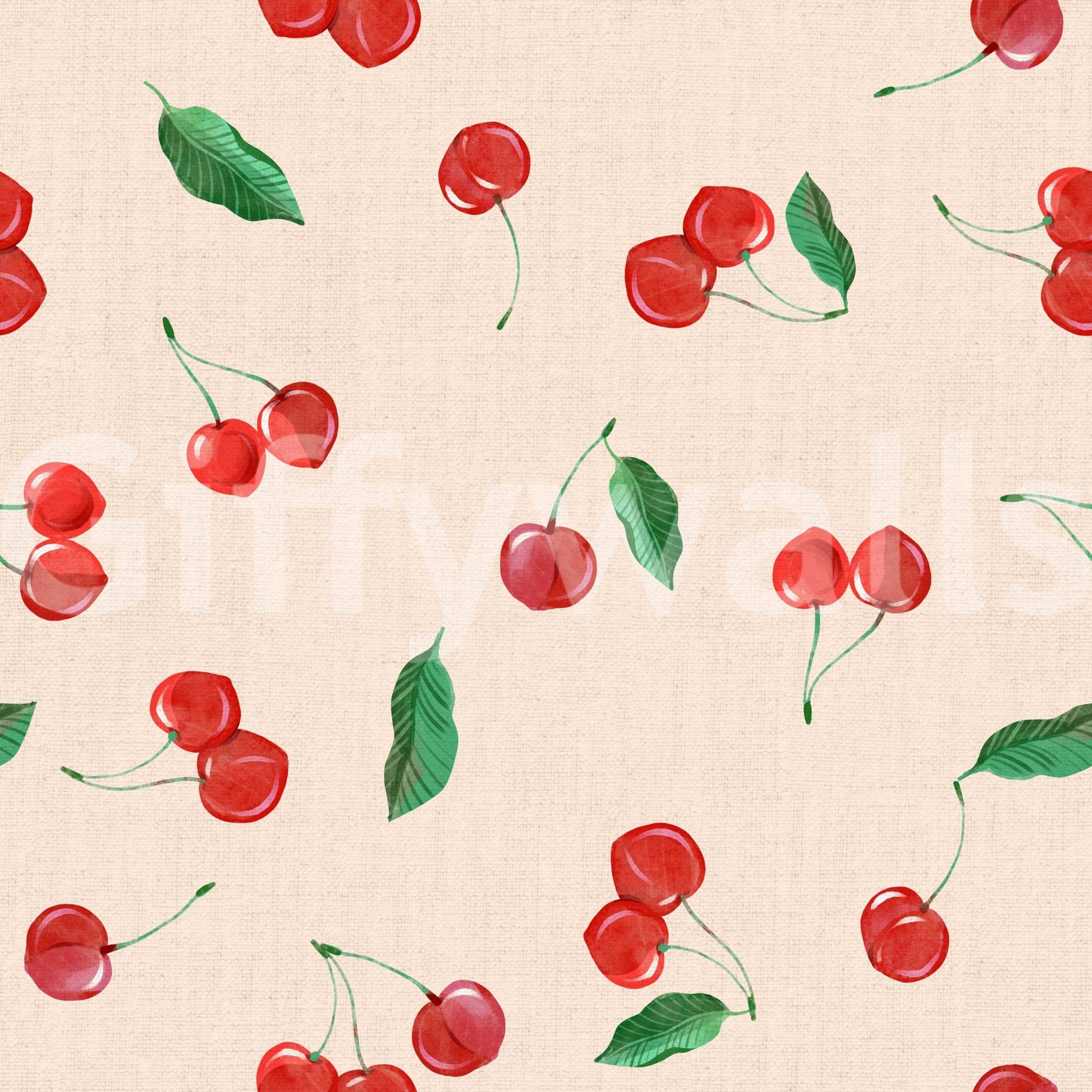 Nature-inspired playful wallpaper design

