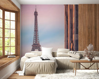 Tour Eiffel Sunset Wall Mural