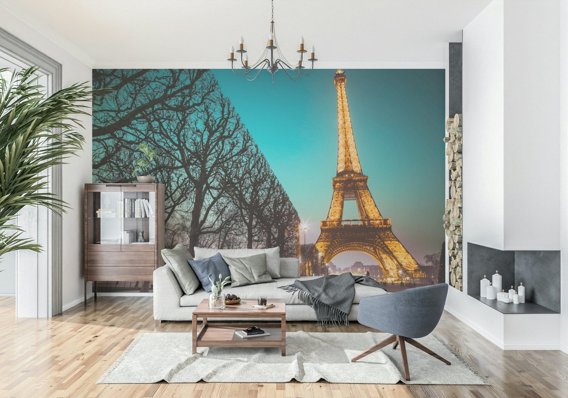 Architectural monument Towards Twinkling Tower gorgeous large-format wallpaper.