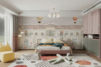 The animals have happy, gentle expressions.

