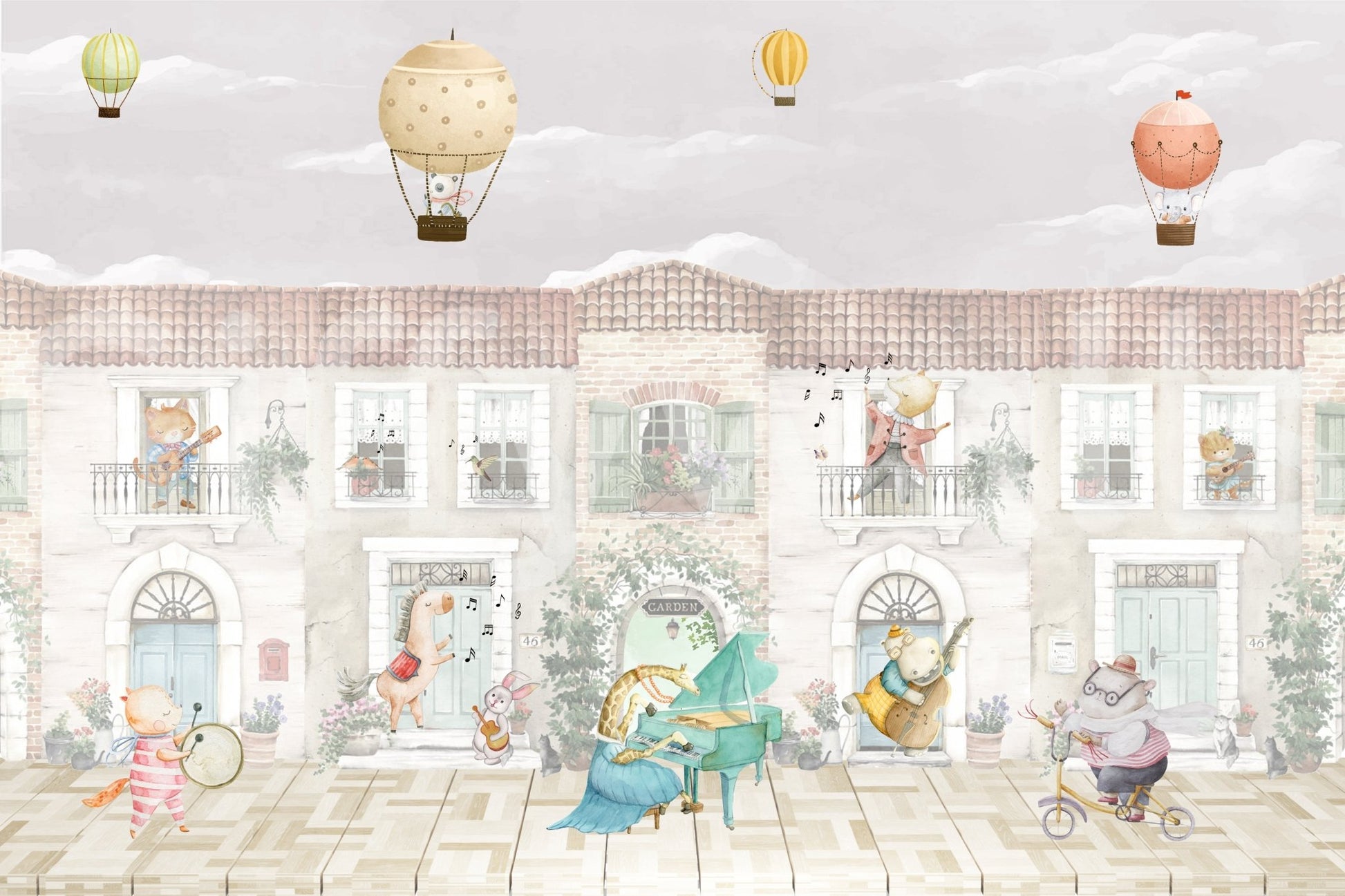 The overall mood is fun and imaginative.

