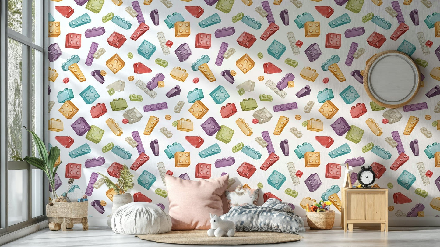 building blocks wall mural for room GD082