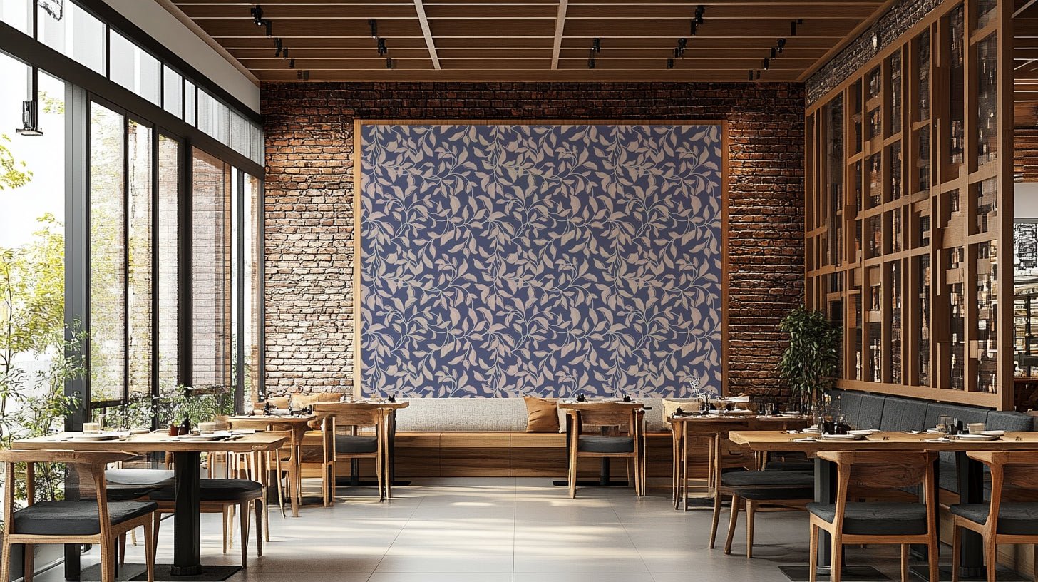A serene and elegant wallpaper pattern. GD3269
