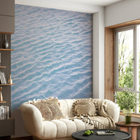 serene aqua waves with gentle movement

