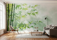 Tranquil Bamboo Wall Mural