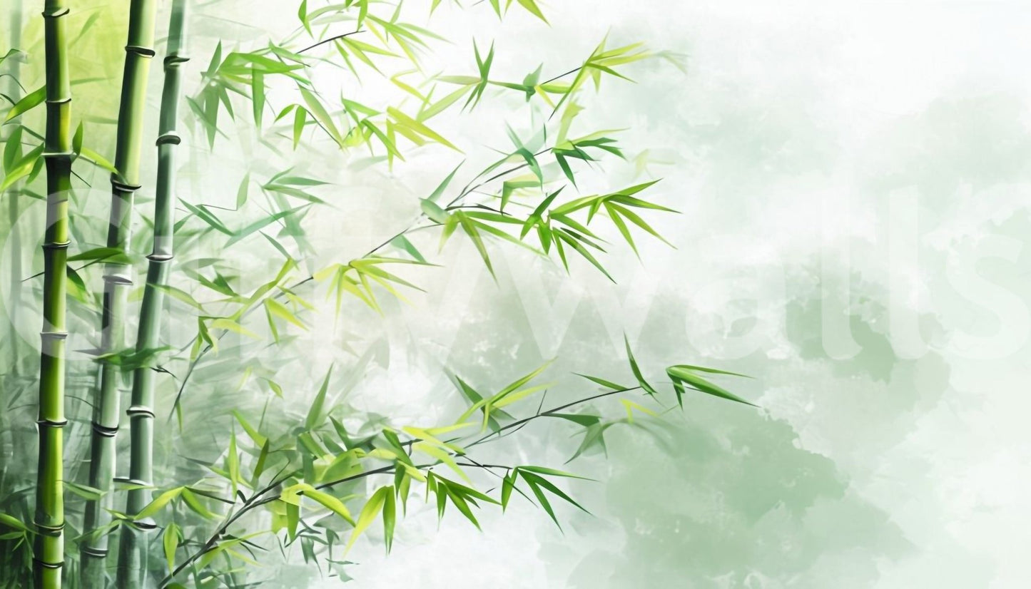 Tranquil Bamboo Wall Mural