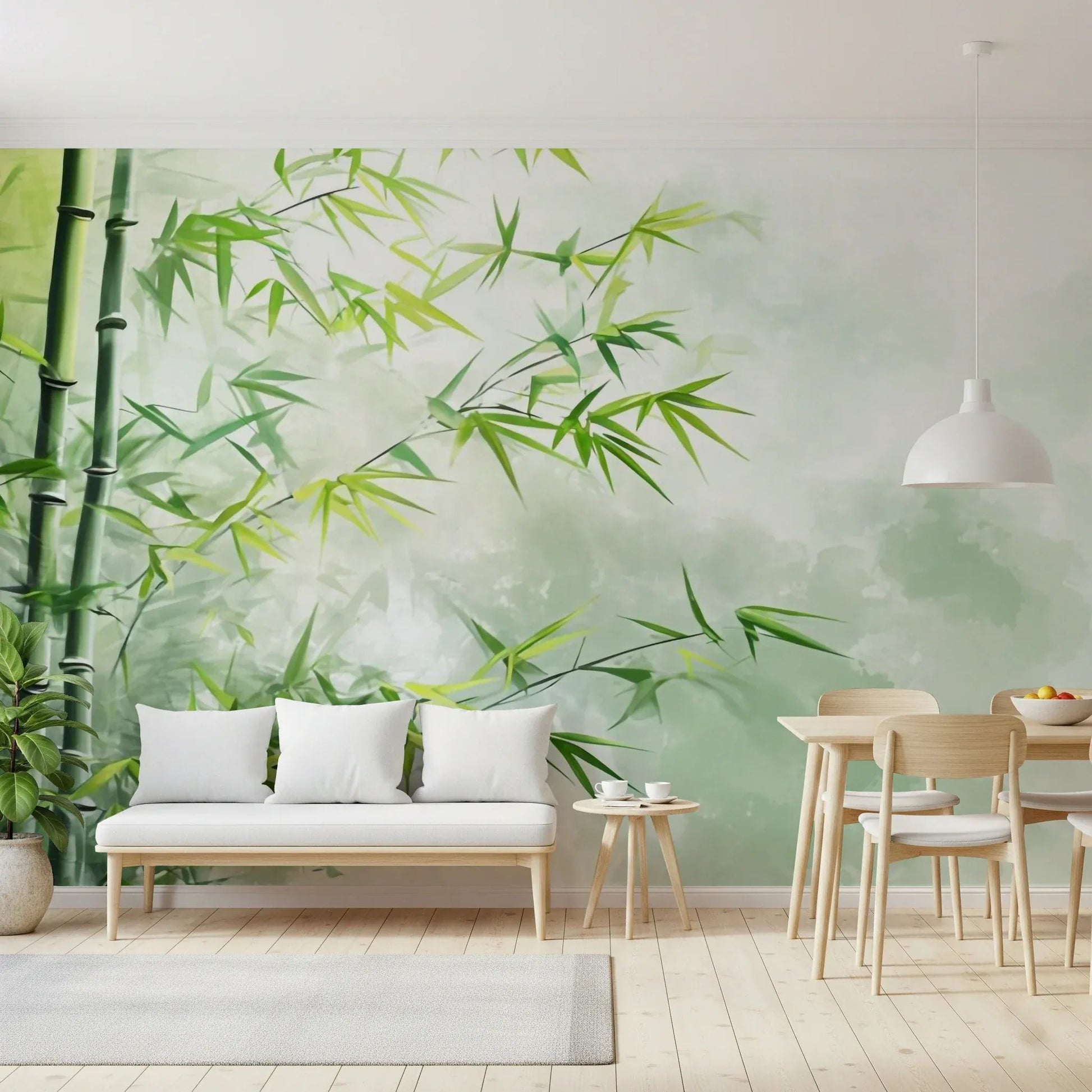 Tranquil Bamboo Wall Mural