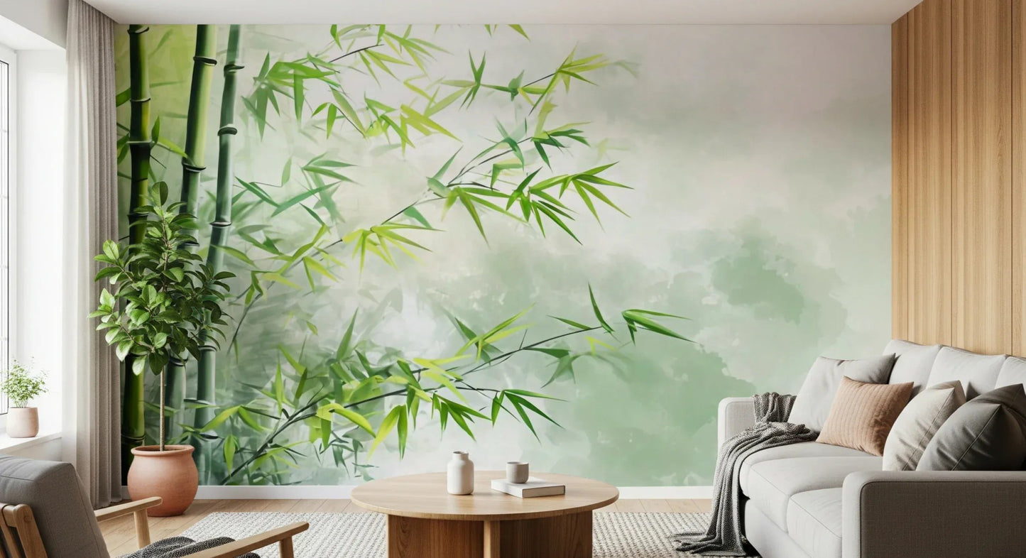 Tranquil Bamboo Wall Mural