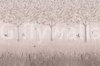 The style is a soft-focus illustration or graphic design.

