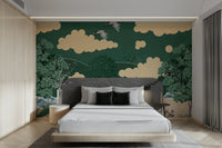 Gentle, stylized trees and plants are in the background.

