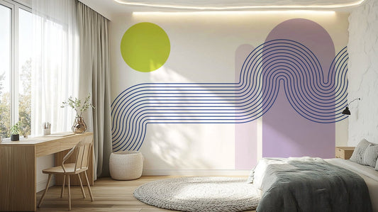  Tranquil Curves Wall Mural GD593