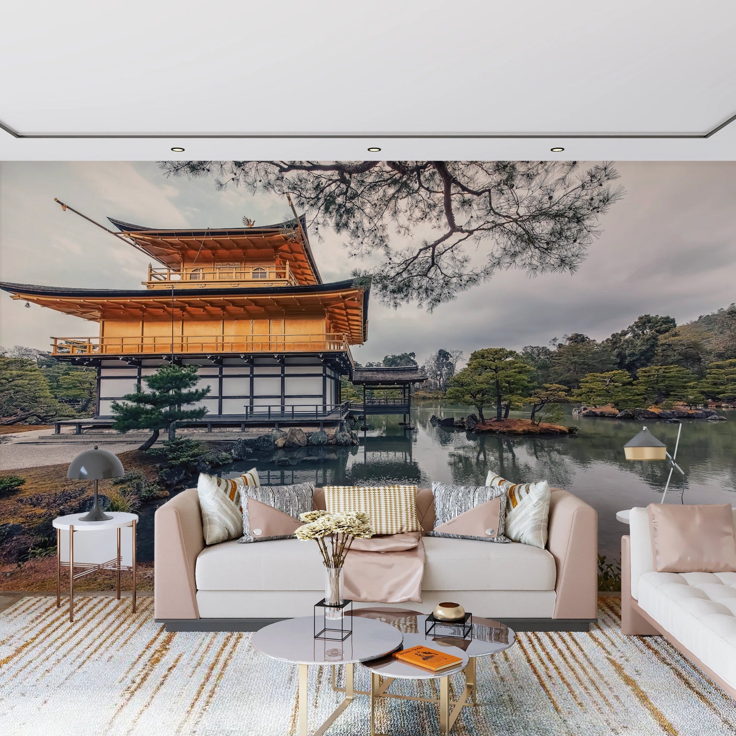 Tranquil Escape Wallpaper: Golden Pavilion Kyoto