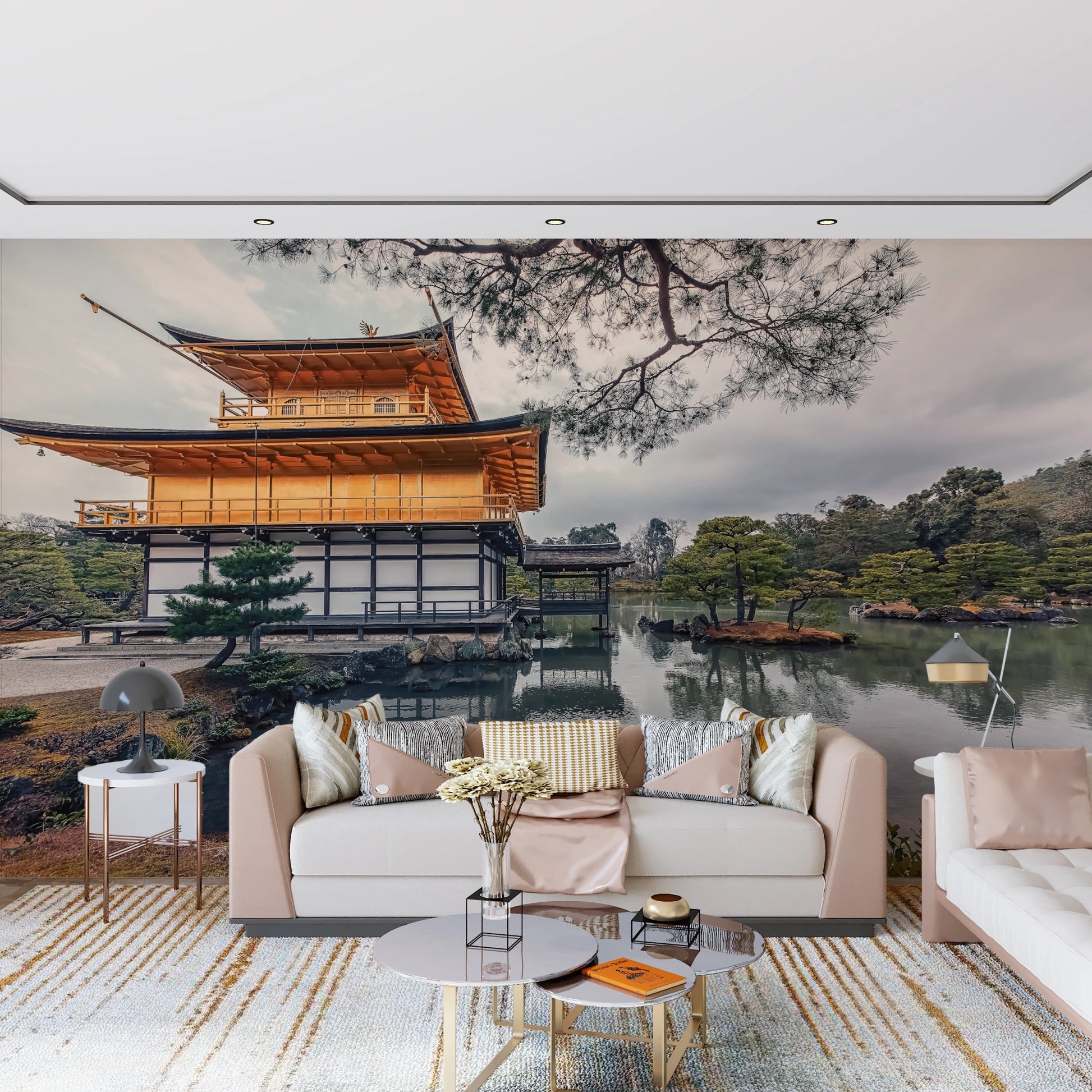 Tranquil Escape Wallpaper: Golden Pavilion Kyoto