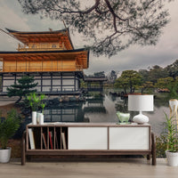 Tranquil Escape Wallpaper: Golden Pavilion Kyoto