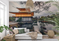 Tranquil Escape Wallpaper: Golden Pavilion Kyoto