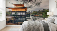 Tranquil Escape Wallpaper: Golden Pavilion Kyoto
