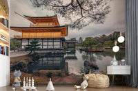 Tranquil Escape Wallpaper: Golden Pavilion Kyoto