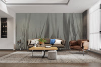 Tranquil grassland leaves wallpaper mural
B743