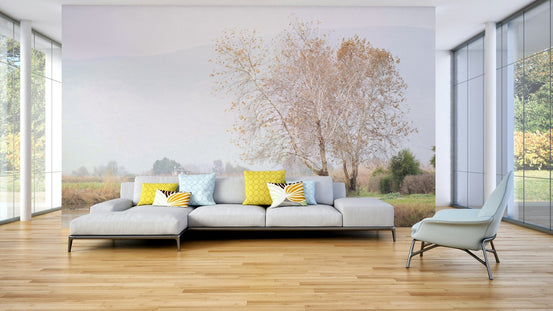 Picture of Tranquil Misty Lakeside Wall Mural GD3166
