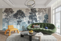 Peaceful woodland landscape wall decor
