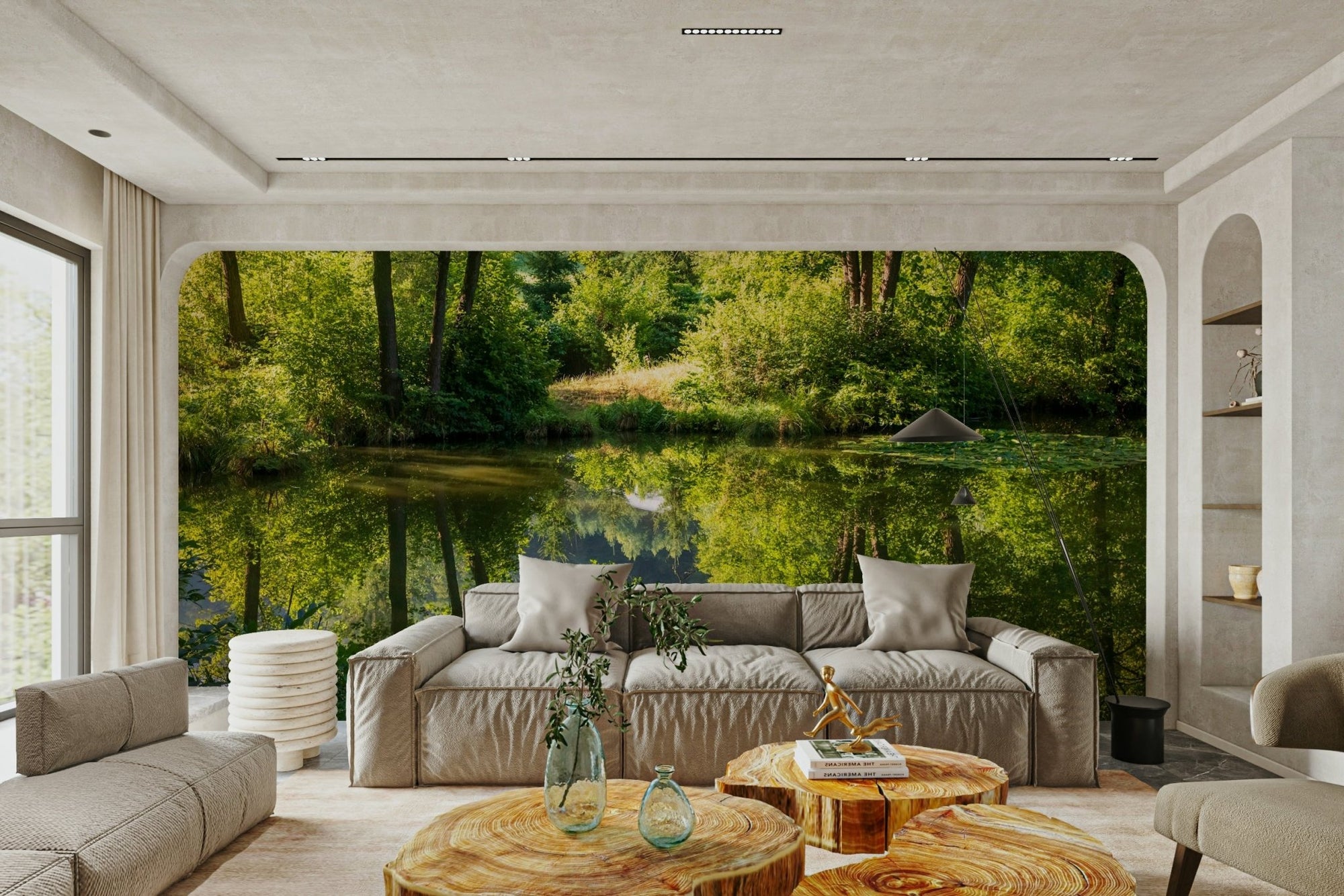A breathtaking and tranquil wall mural., GD2685